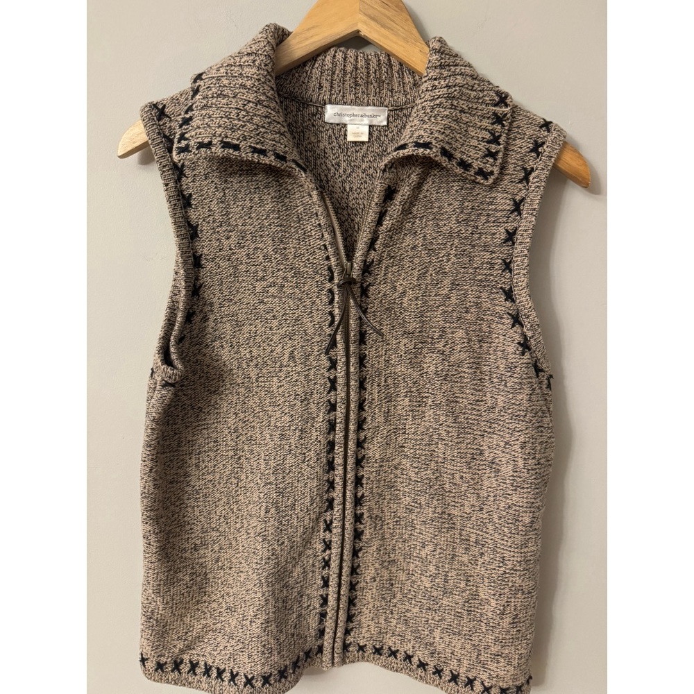 Women’s Medium Full Zip Sweater Vest